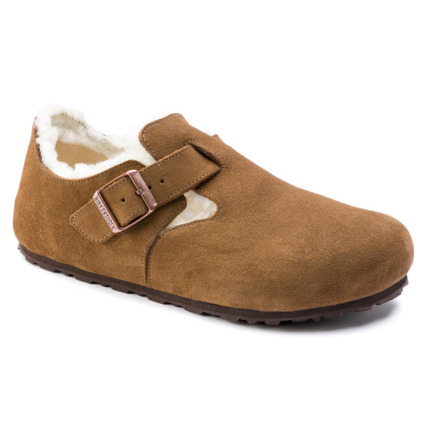 Birkenstock 1014963 London Shearling (fur lined) Suede upper (Narrow Fit)
