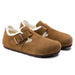 Birkenstock 1014963 London Shearling (fur lined) Suede upper (Narrow Fit)