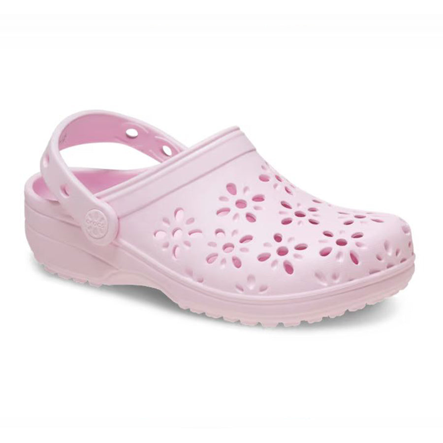 Crocs 210943 Classic Floral Cut Out Clog Kids