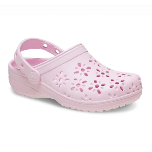 Crocs 210943 Classic Floral Cut Out Clog Kids