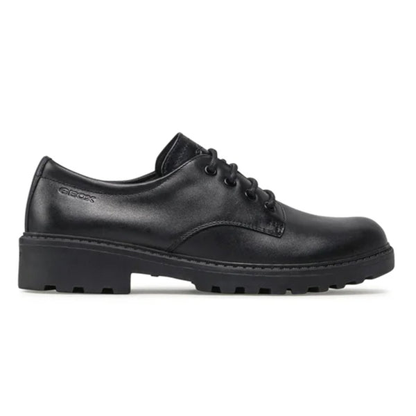 Geox J0420C Casey, Smooth, Black Leather