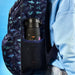 ION8, Slim Stainless Steel Water Bottle, 600ml, Spaceships