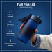 ION 8, Pod Water Bottle, Navy