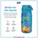 ION 8, Pod Stainless Steel Water Bottle 400ml Sea Turtles