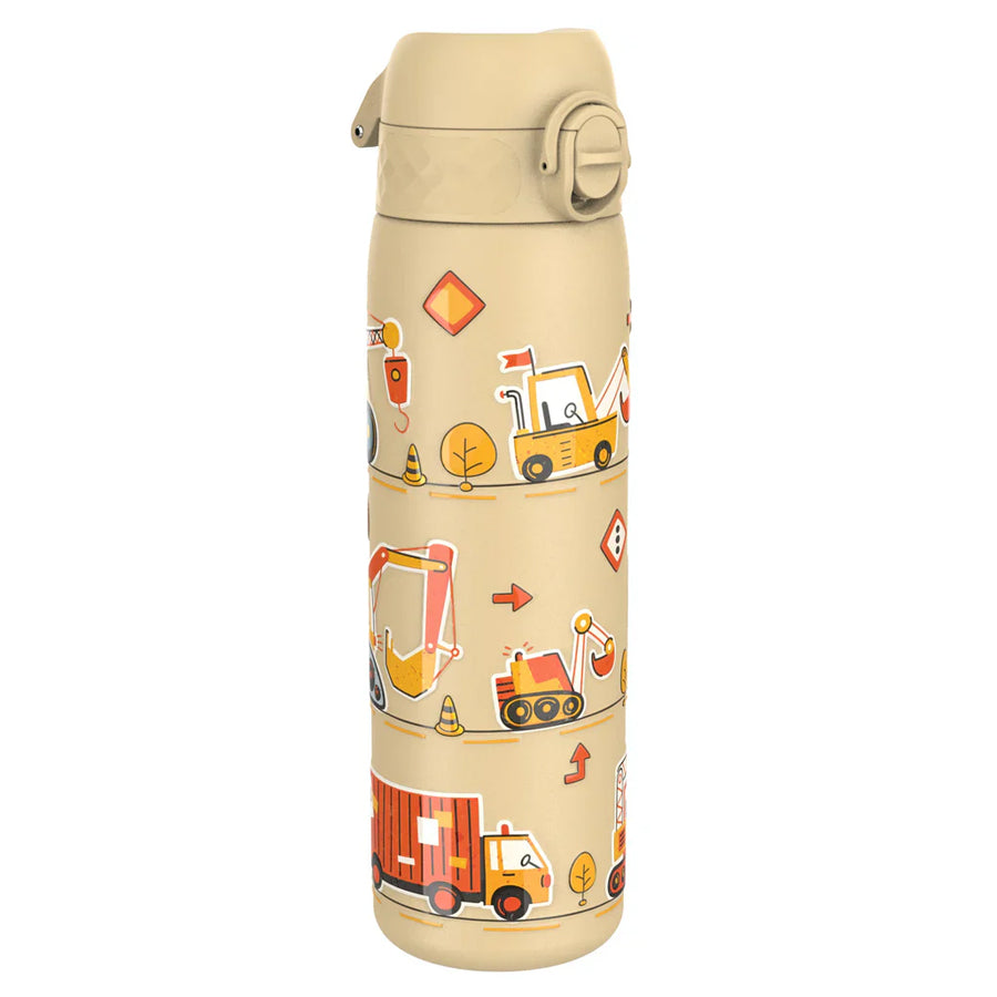 ION 8, Slim Stainless Steel Water Bottle, 600ml, Construction Company