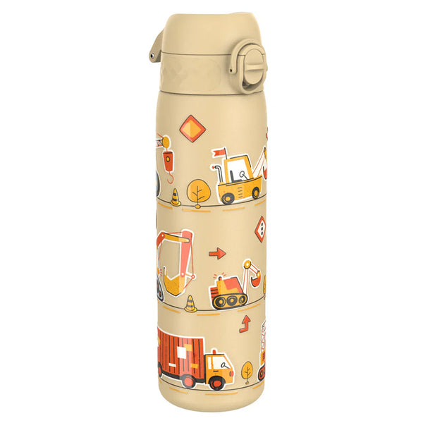 ION 8, Slim Stainless Steel Water Bottle, 600ml, Construction Company
